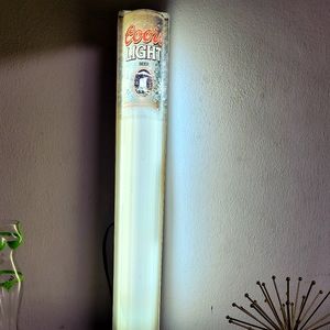 1996 Vintage Coors Light hanging Lamp Pool table light Bar light collectible Ori